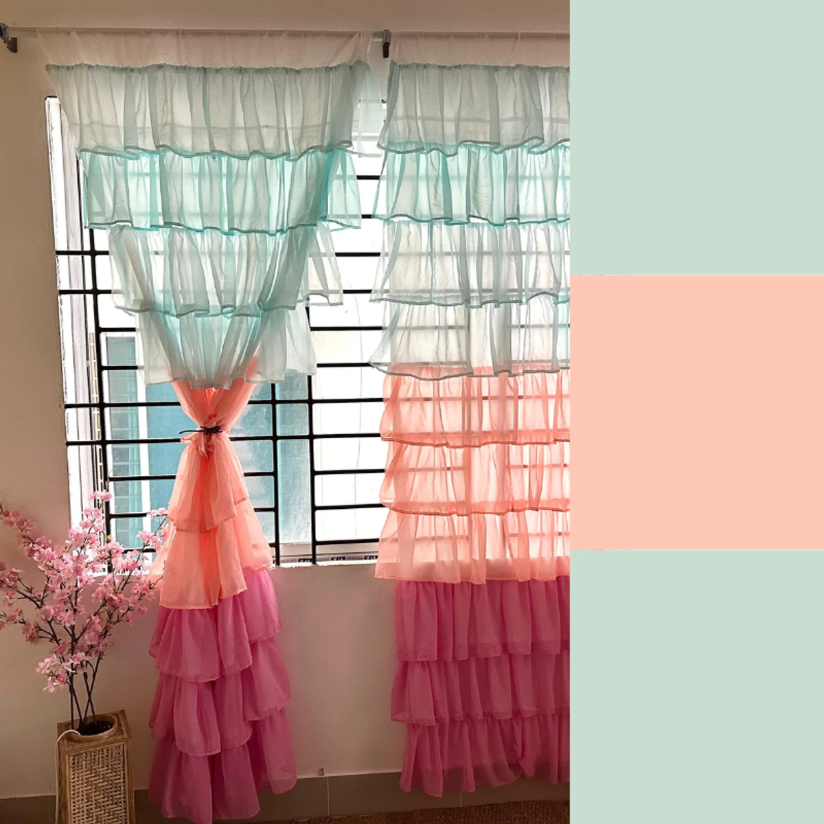 Ruffle Curtain code : RC02